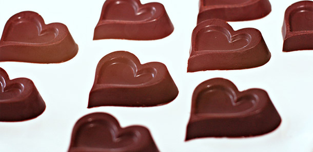 Lover Raw Chocolate hearts