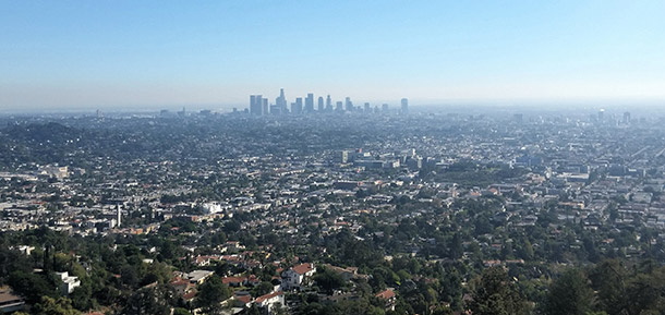 View from The Griffith Observatory